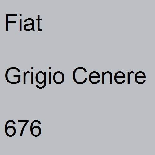 Fiat, Grigio Cenere, 676.